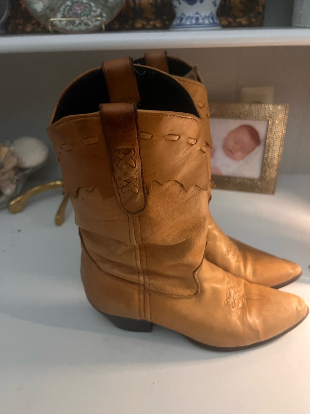 Vintage Laredo Leather Western Boots